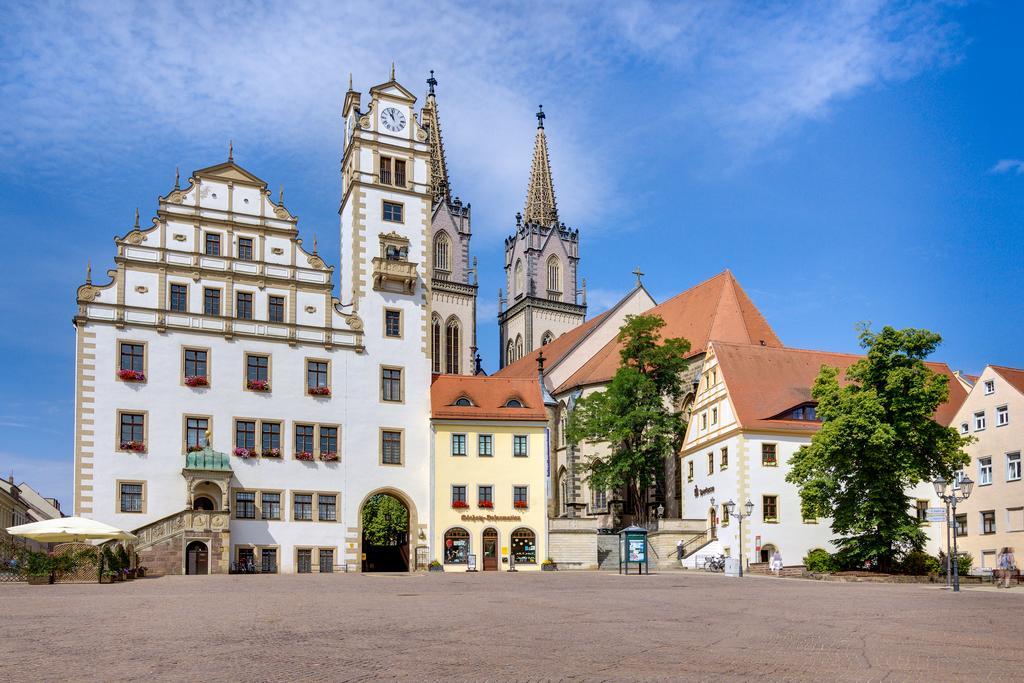 Hotel Gasthaus Zum Schwan Oschatz Exteriér fotografie