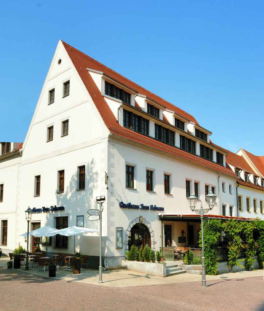 Hotel Gasthaus Zum Schwan Oschatz Exteriér fotografie